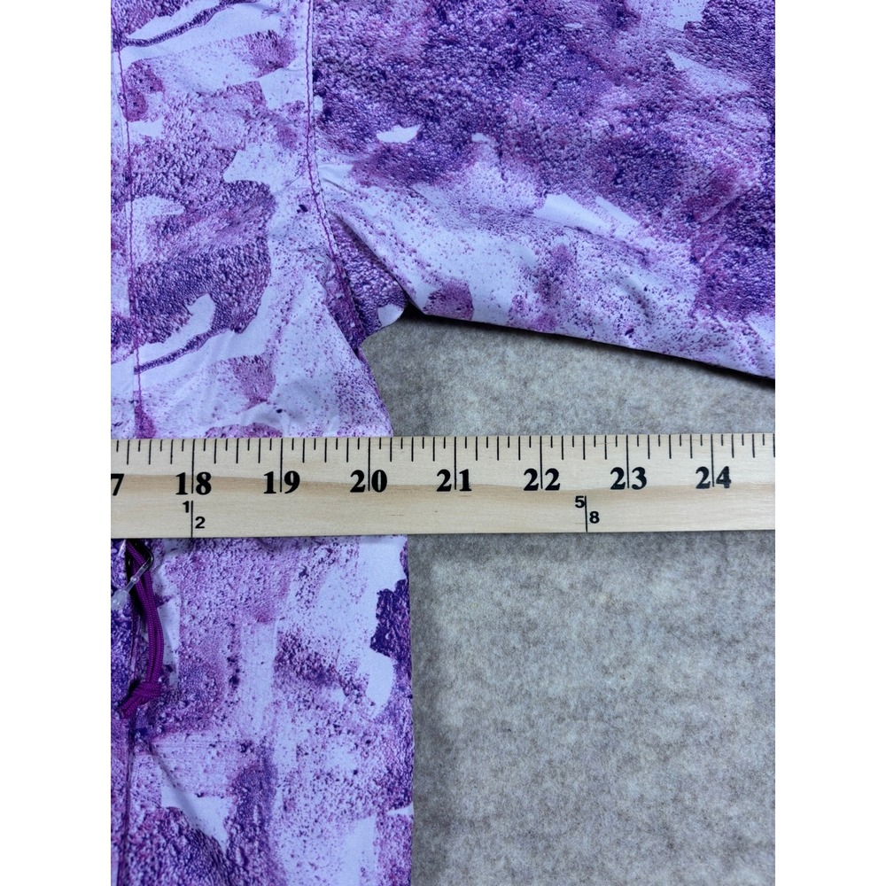 NEW The North Face Hydrenaline WindWall Pullover Jacket Purple Abstract Small - Picture 7 of 8